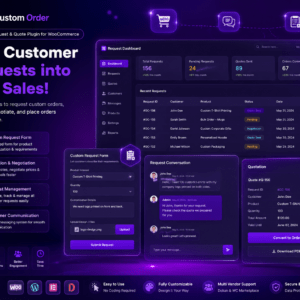 Woo Custom Order – #1 Custom Request & Quote Plugin for WooCommerce