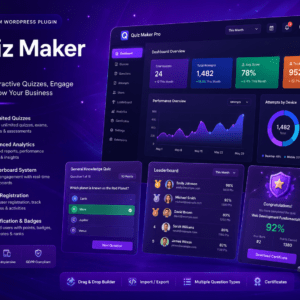Quiz Maker Pro – Ultimate WordPress Quiz Plugin with Gamification & Leaderboards